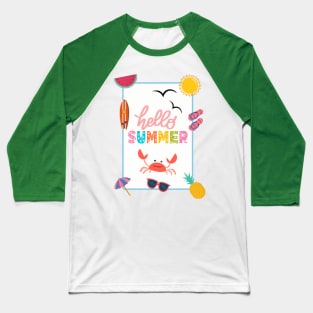 Hello summer Baseball T-Shirt